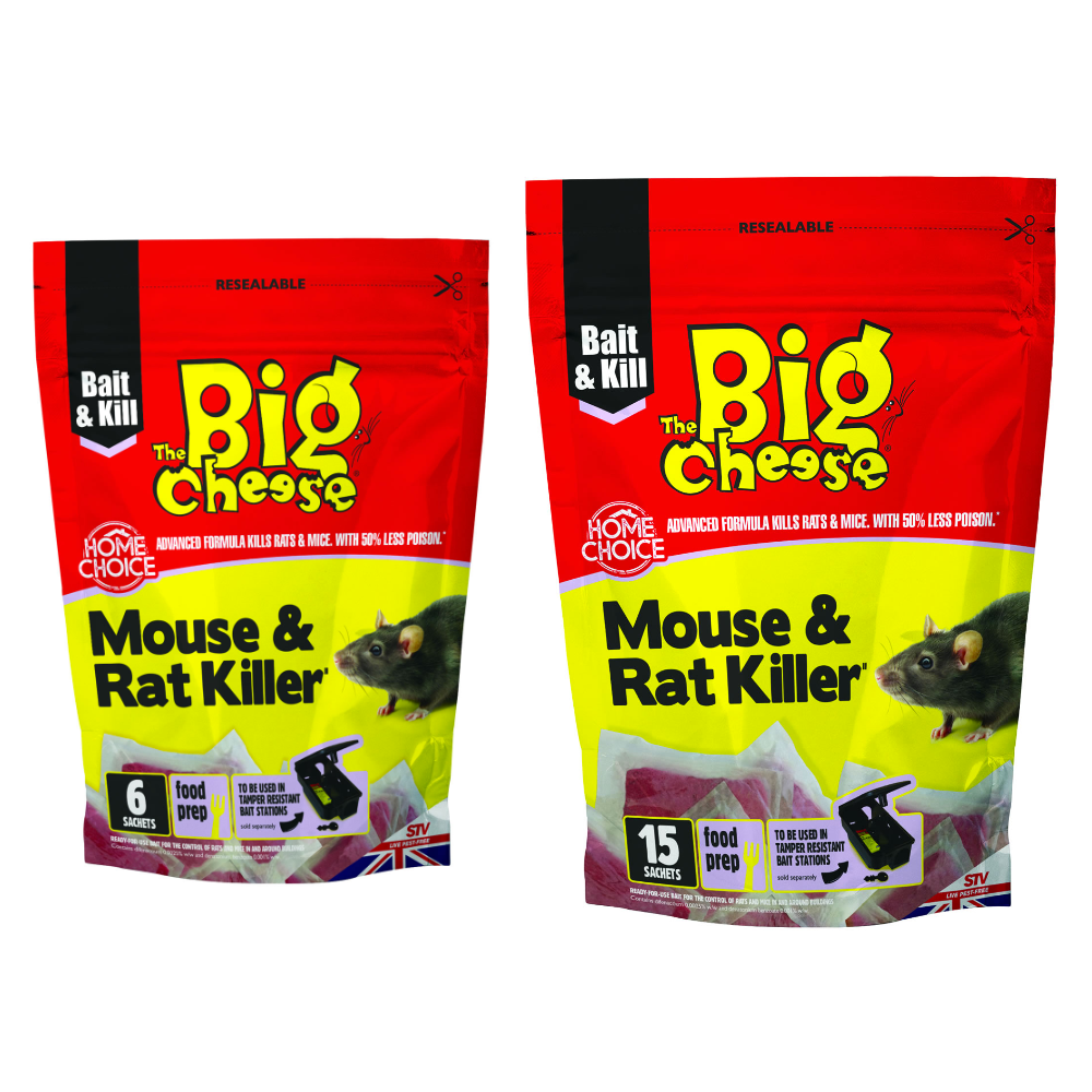 The Big Cheese Mouse & Rat Killer Pasta Bait Sachets