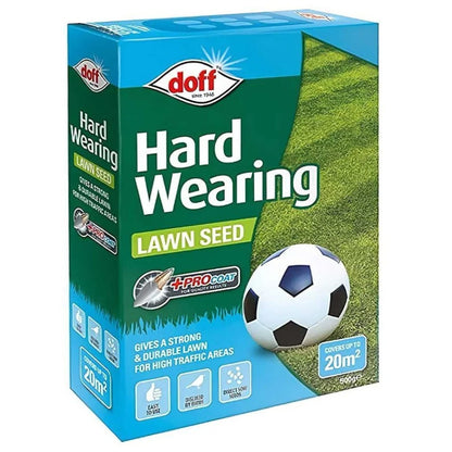 Doff Hardwearing Lawn Seed With PROCOAT